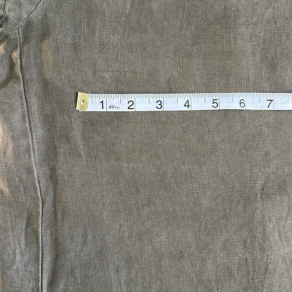 Standard James Perse 100% Linen Dress Seam Pockets Lagenlook Minimalist Classic* - Picture 7 of 9